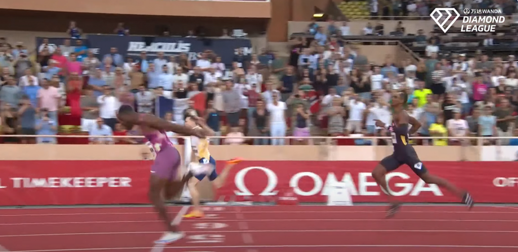 2024 Monaco: Rai Benjamin wins 400mh showdown as Djamel Sedjati runs 1:41 again and Quincy Hall runs 43.80