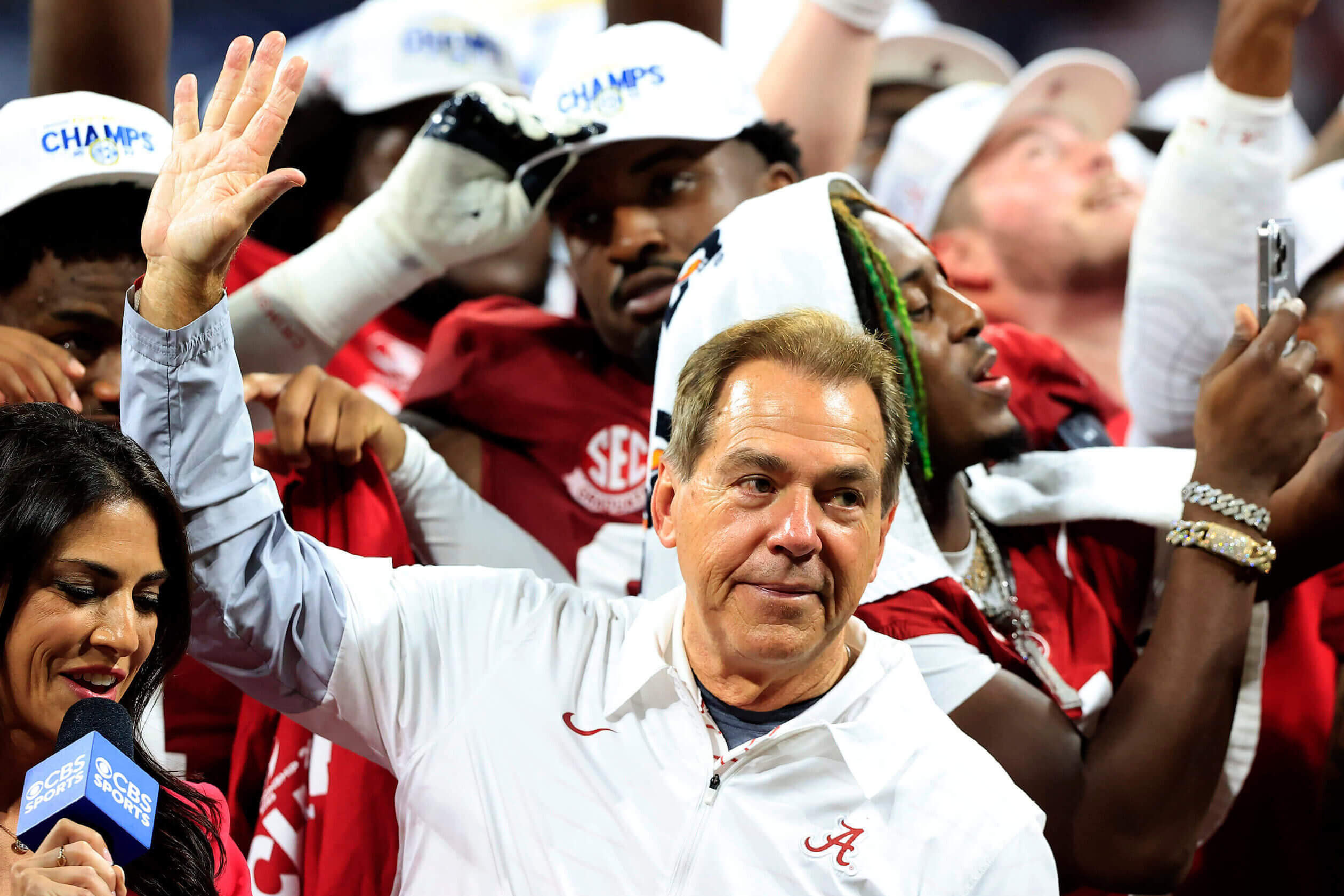 Alabama names Bryant-Denny Stadium football field for Nick Saban