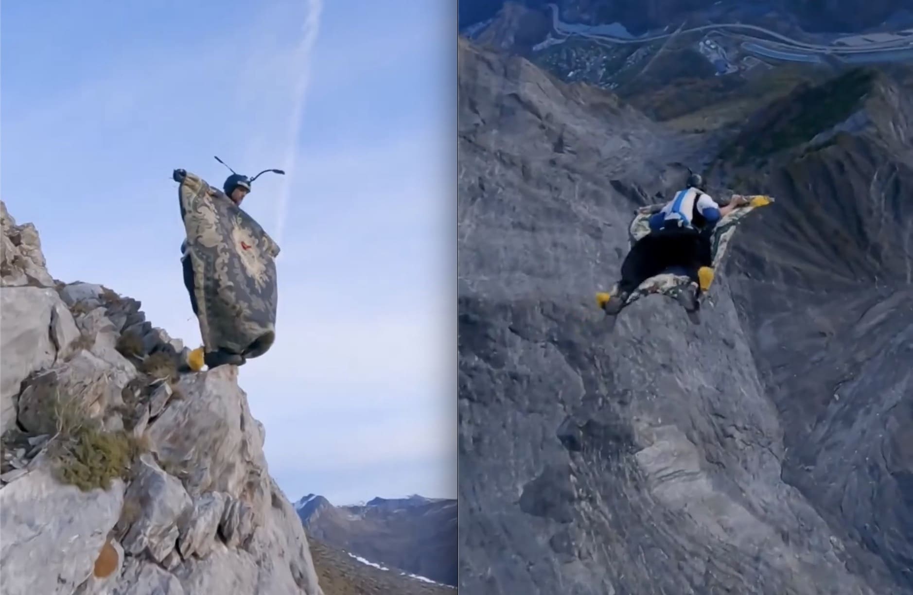 Aladdin Level Magic Carpet Flight Achieved By Wingsuiter