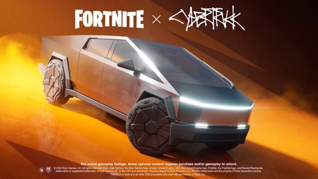 The Cybertruck is Coming to Fortnite Tomorrow