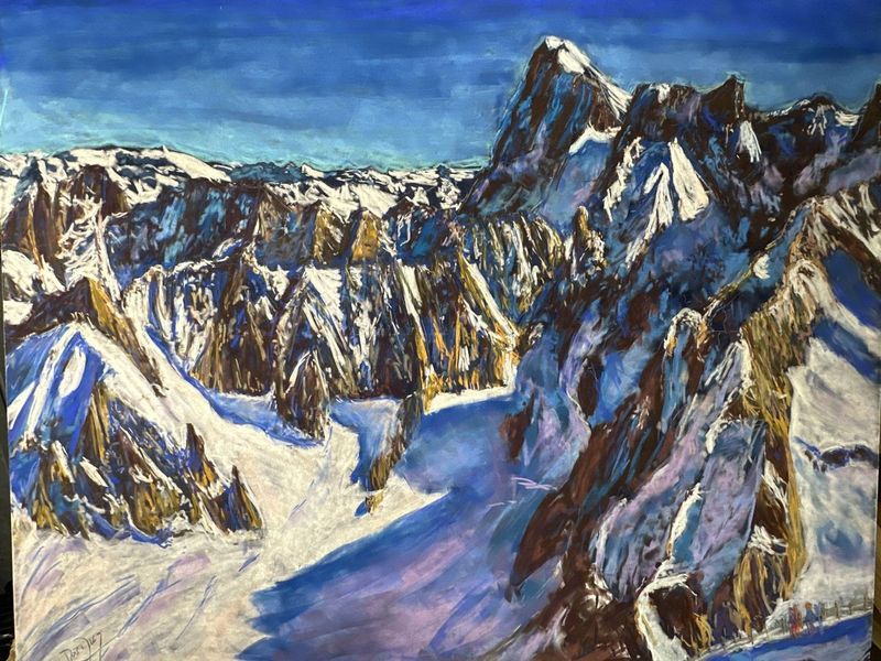Alpine Artist Exhibits Solo