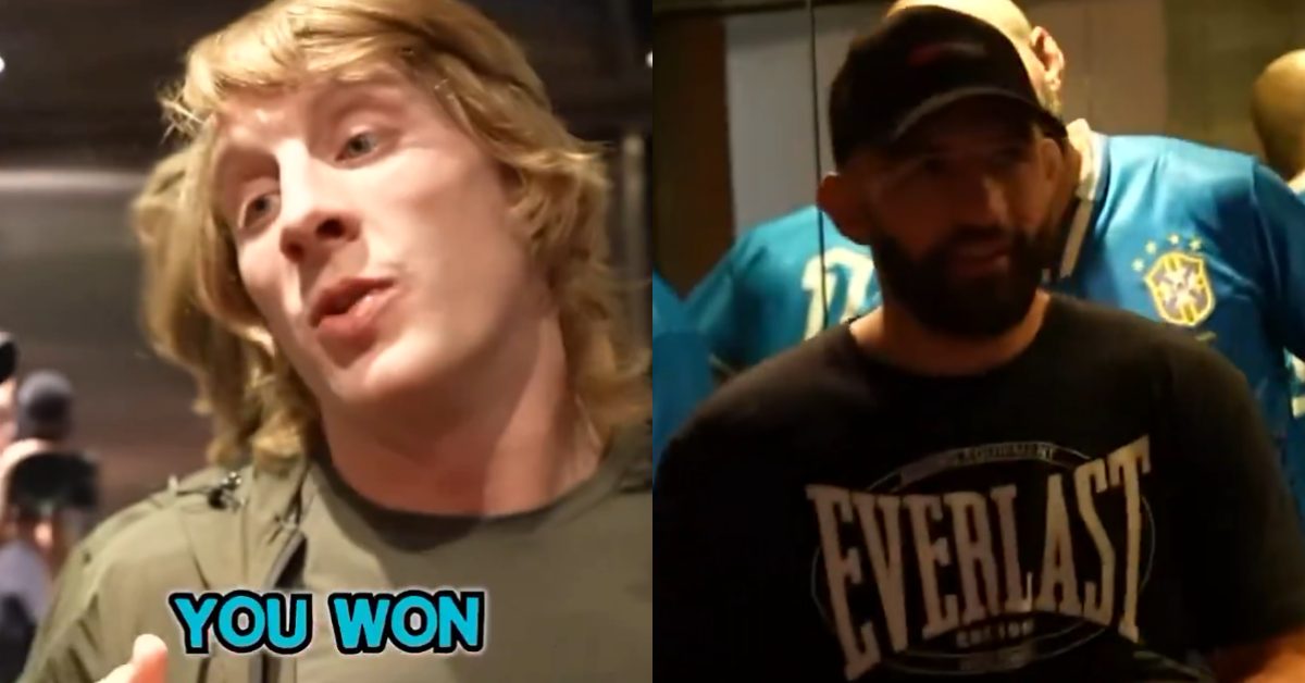 Paddy Pimblett has pleasant elevator ride with former opponent Paddy Pimblett has pleasant elevator ride with former opponent