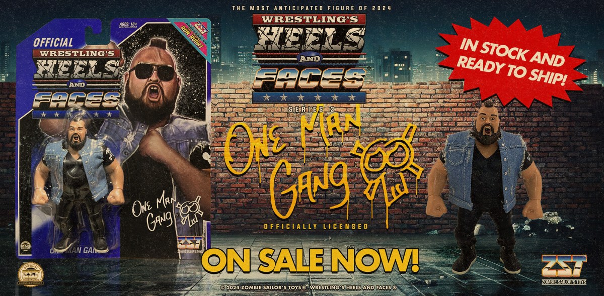 One Man Gang Retro Figure Available Now and Shipping From Heels and Faces One Man Gang Retro Figure Available Now and Shipping From Heels and Faces
