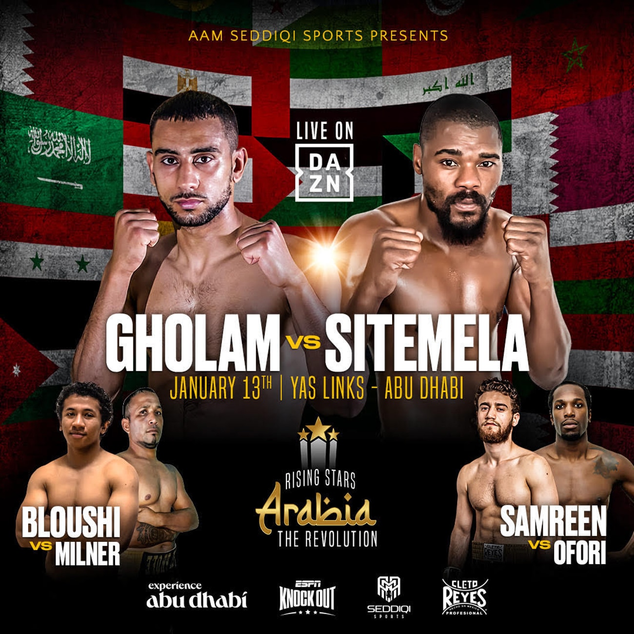 Boxing Results: Moussa Gholam Stops Lunga Sitemela in UAE!