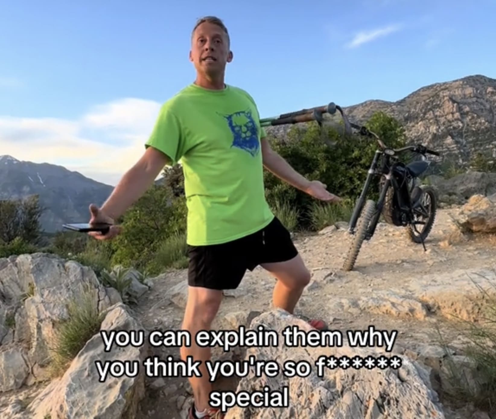Utah Hiker Heated Mountaintop Confrontation With E-Motorcycle Rider Utah Hiker Heated Mountaintop Confrontation With E-Motorcycle Rider