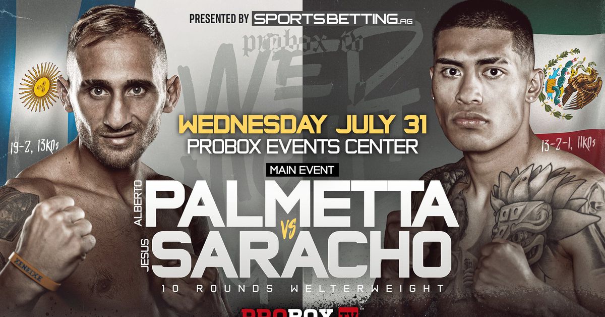 Palmetta vs Saracho: Live stream and updates, 8 p.m. ET