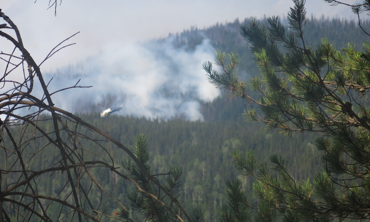 Wildfire Near US Ski Area