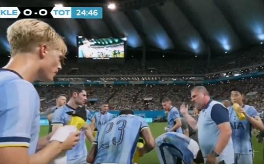 Ange Postecoglou delivers X-rated rant at Tottenham players during pre-season friendly win