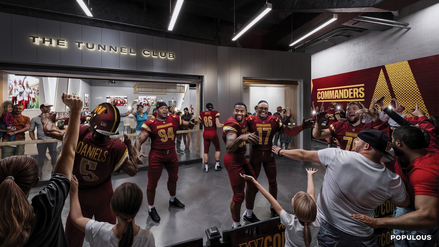 For select group of Commanders fans, ‘Tunnel Club’ offers intimate access