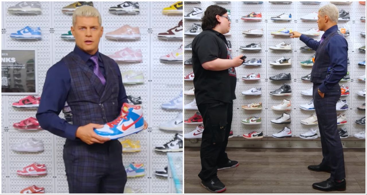 Cody Rhodes Spends Crazy Amount of Money on Trainers Shopping Spree