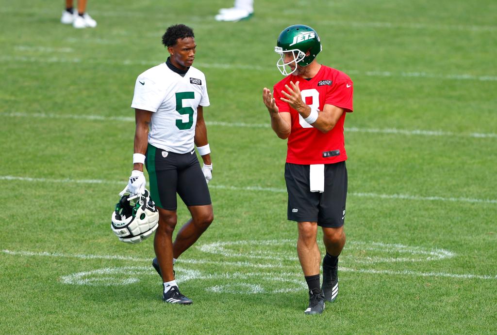 Aaron Rodgers-Garrett Wilson connection thriving at Jets practice