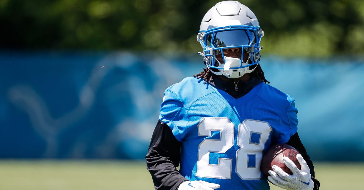 Fueled by positive mindset, Jermar Jefferson looks to crack Lions’ crowded RB room