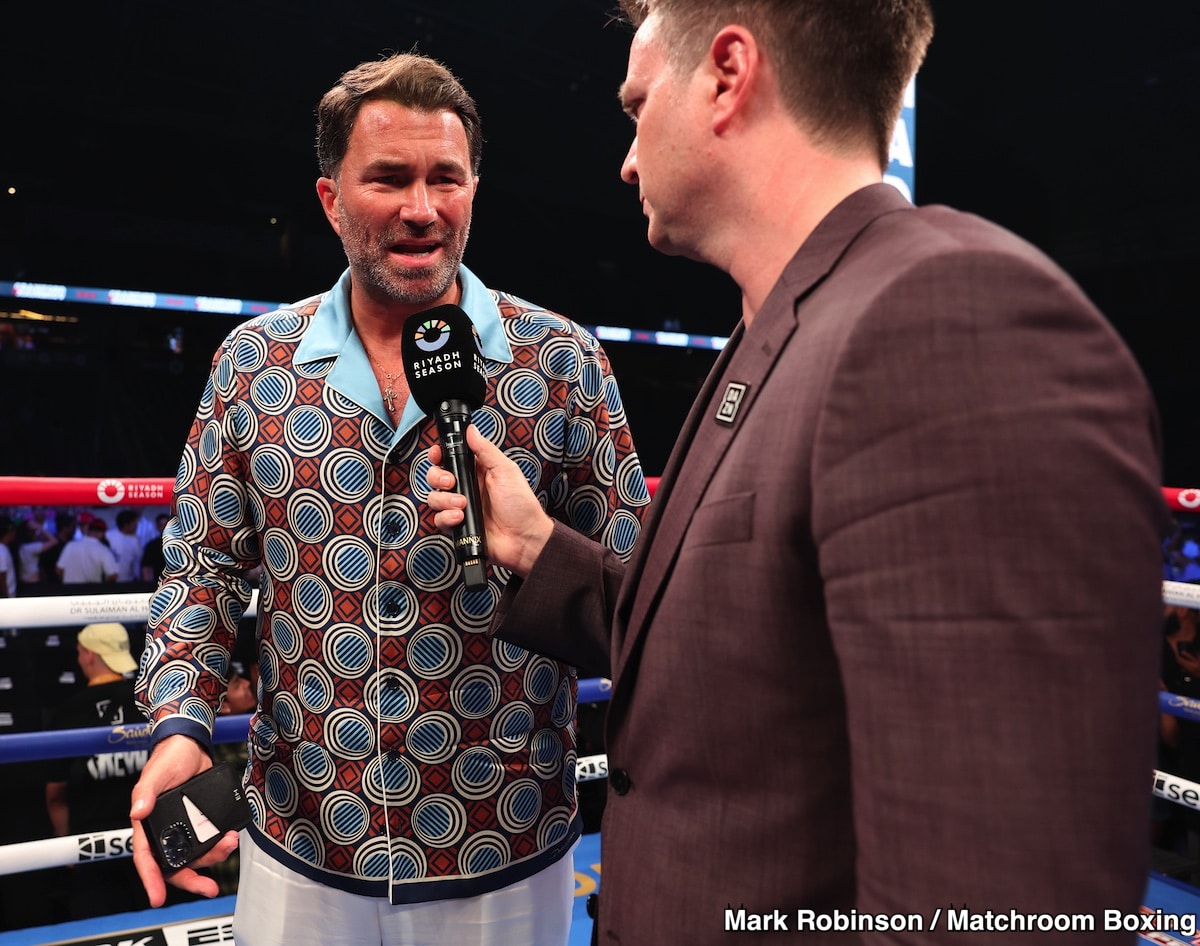 Crawford and Hearn Spar on Social Media Over Madrimov Fight