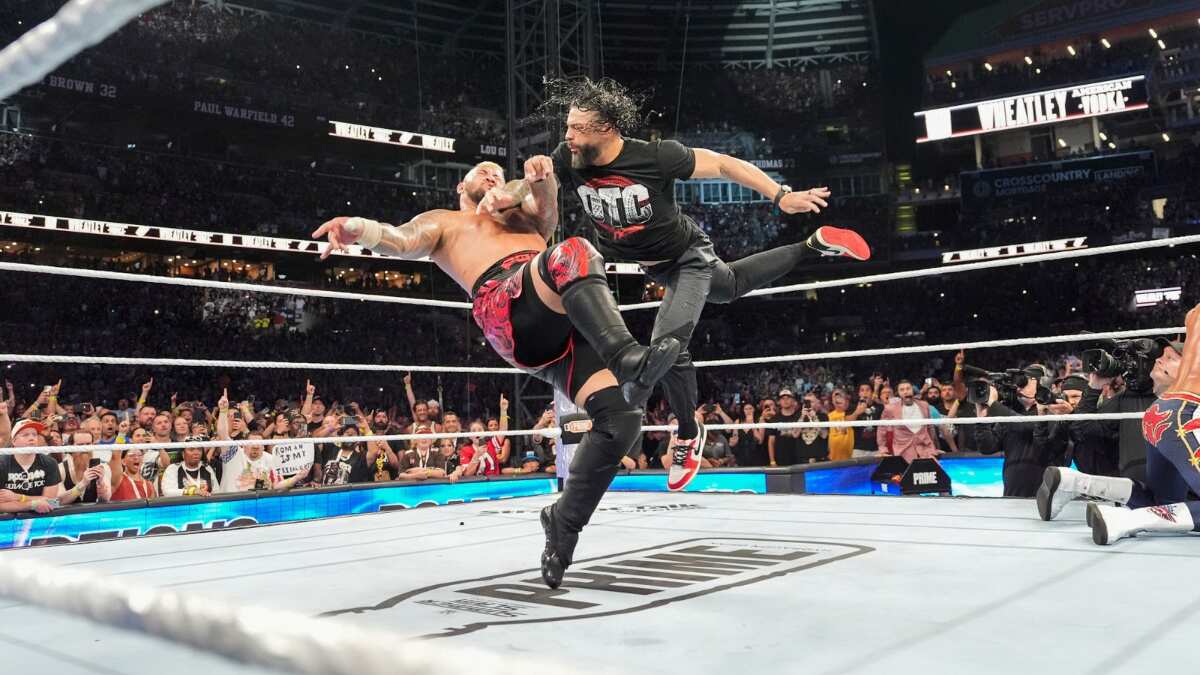 GQ highlights Roman Reigns footwear in WWE SummerSlam return