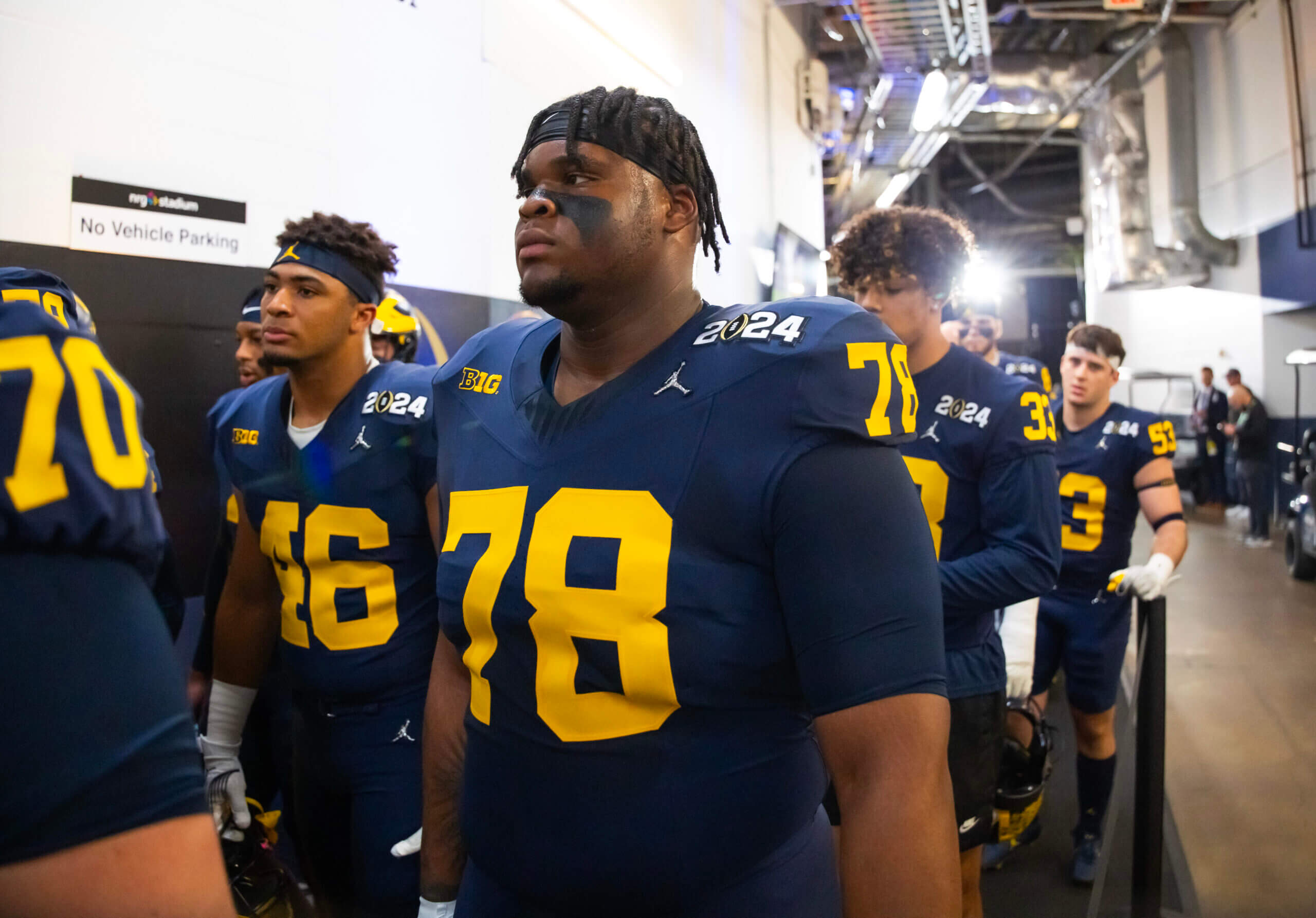 Which school has the most freakish athletes? Plus, Jim Harbaugh burger revelations