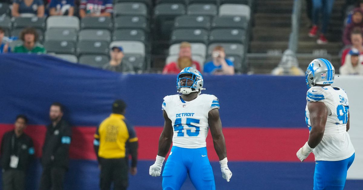 How the Detroit Lions’ rookie class performed in preseason opener