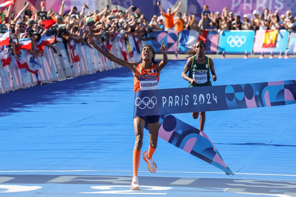 Sifan Hassan Completes Olympic Triple by Outsprinting Tigst Assefa for Marathon Gold