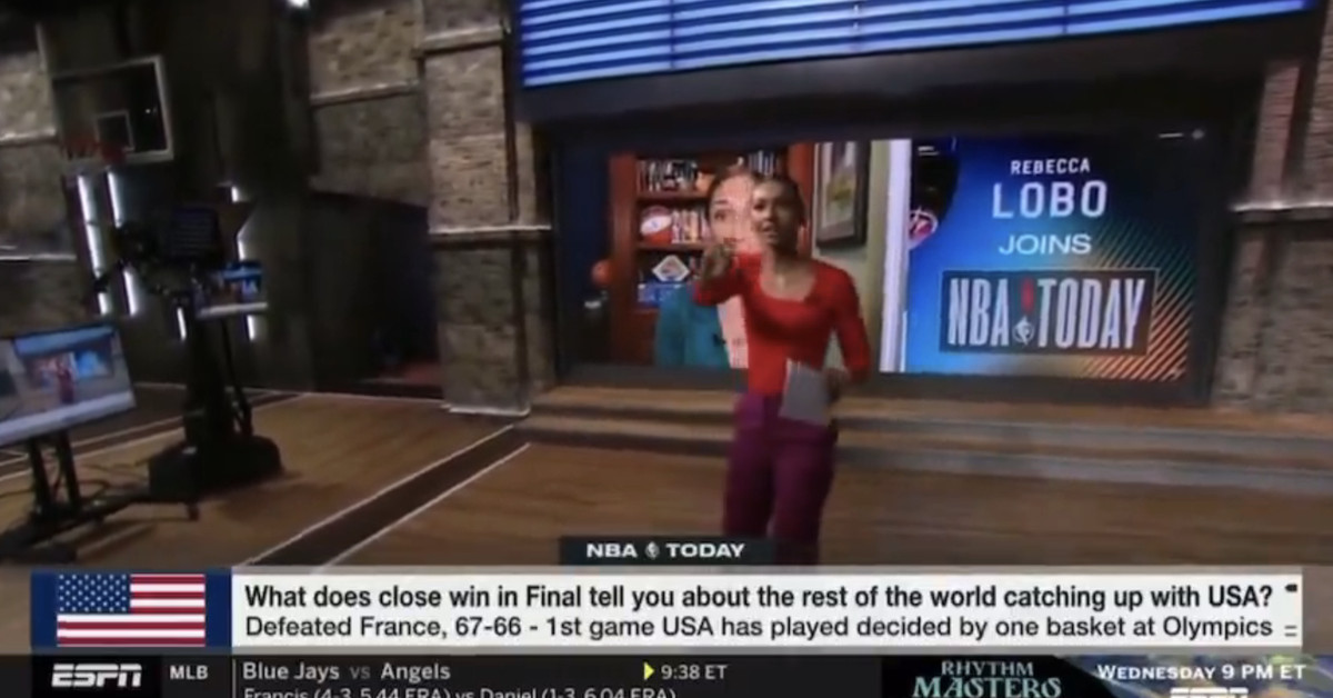Malika Andrews perfectly handled LA earthquake while live on ESPN