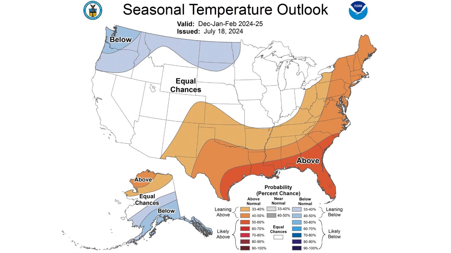 NOAA's Seasonal Outlook for Winter '24/'25 Isn't Ideal