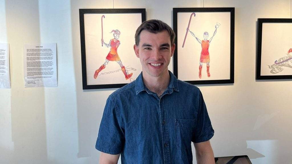 Olympics: Hockey in Motion – artist Zakea Page merges art and sport in Paris