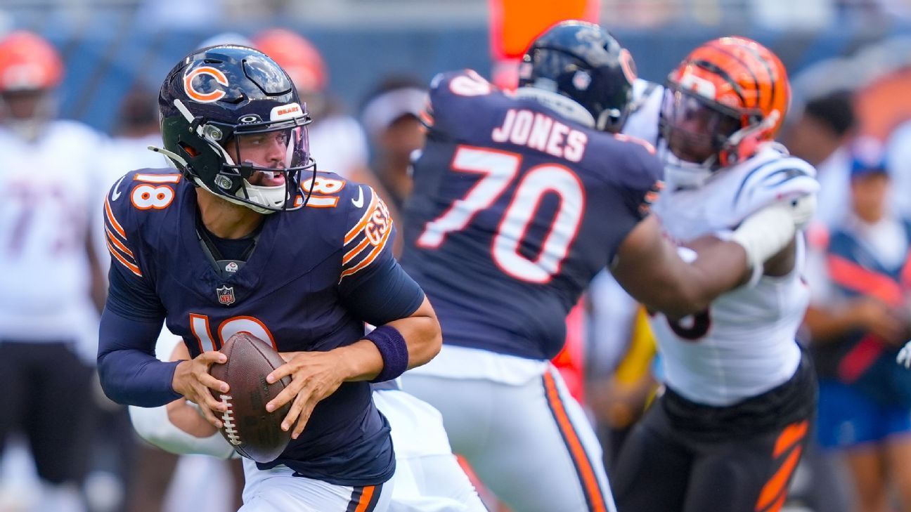 Takeaways: Bears rookie QB Caleb Williams flashes potential vs. Bengals