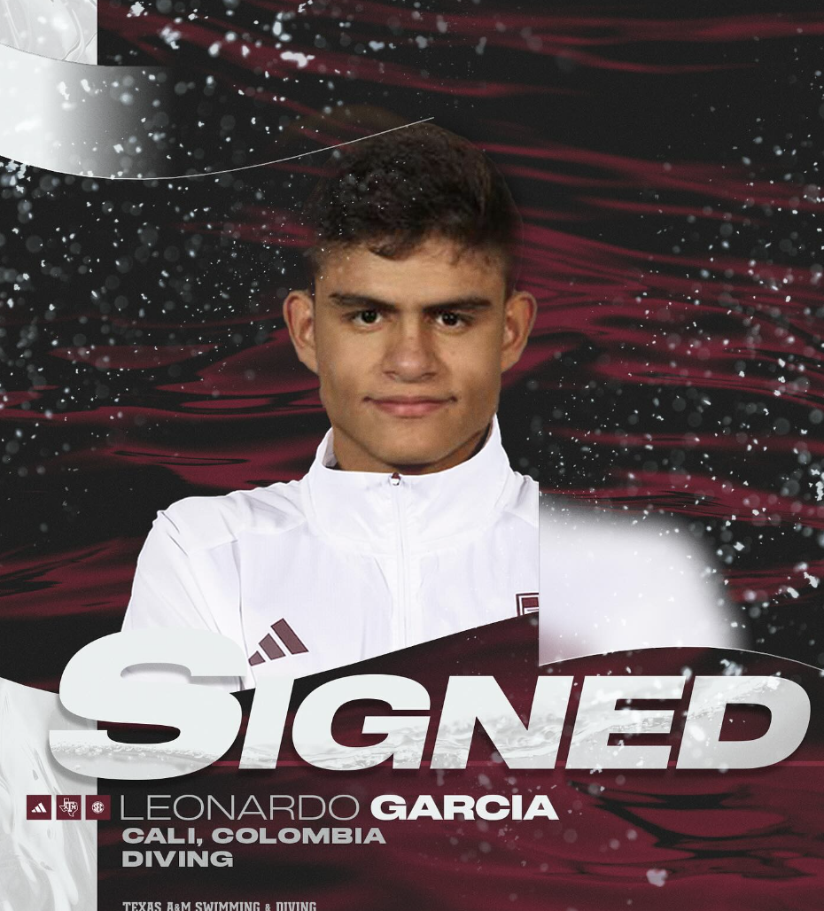 Texas A&M to welcome Diver Leonardo Garcia, an NCAA finalist, as Graduate Transfer.