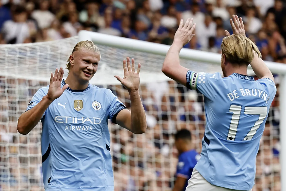 Haaland leads the way as Manchester City begin title defence with victory over Chelsea