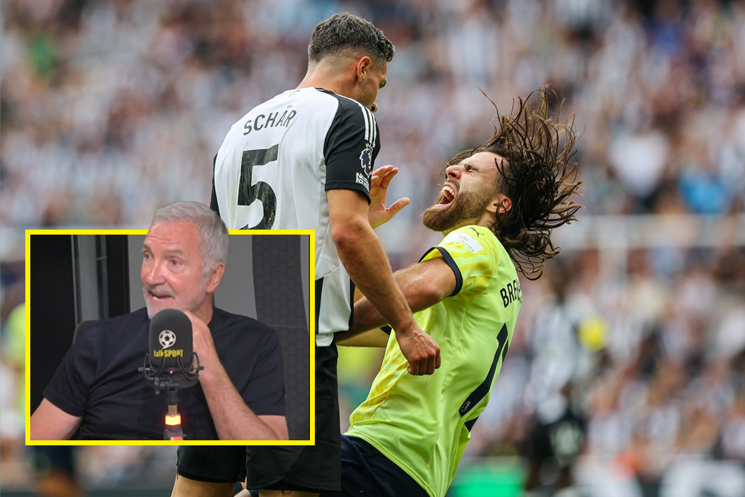 ‘You are cheating’ – Fuming Graeme Souness wanted Brereton-Diaz SENT OFF for Fabian Schar incident