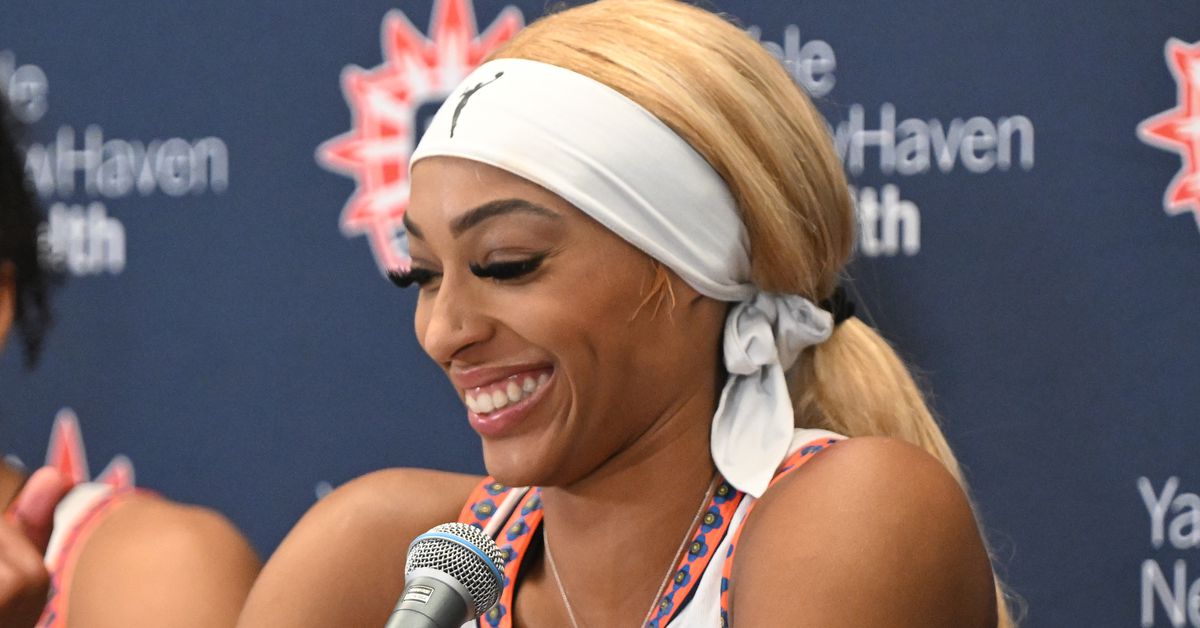 DiJonai Carrington calls out WNBA for not broadcasting historic Sun-Sparks game on national TV DiJonai Carrington calls out WNBA for not broadcasting historic Sun-Sparks game on national TV