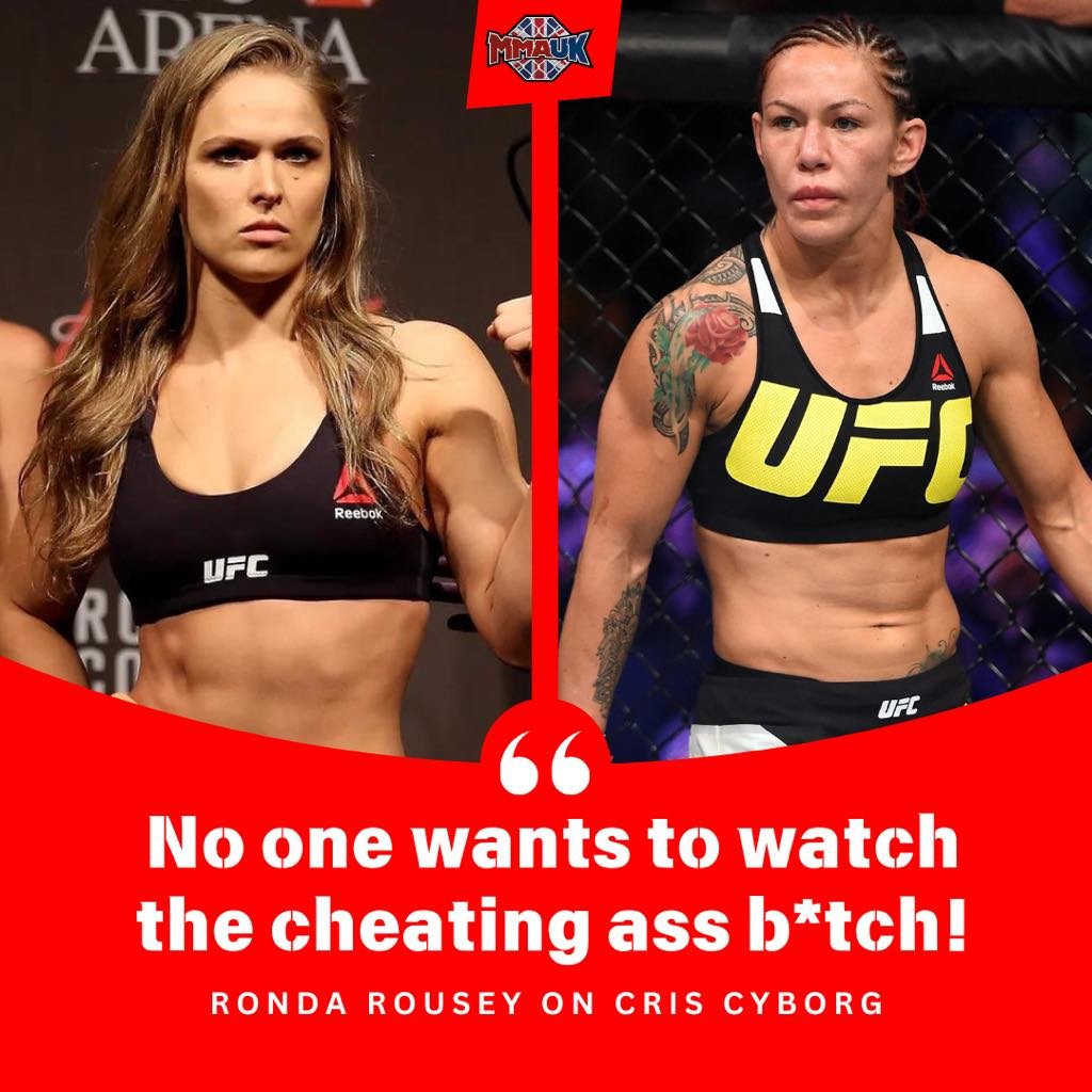Ronda Rousey –  No One Wants To Watch That Cheating Ass B*tch