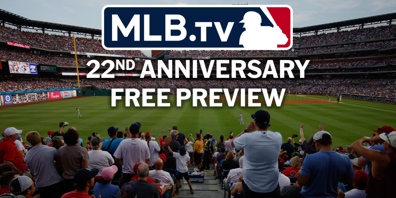 It's our anniversary! Watch MLB.TV free this weekend