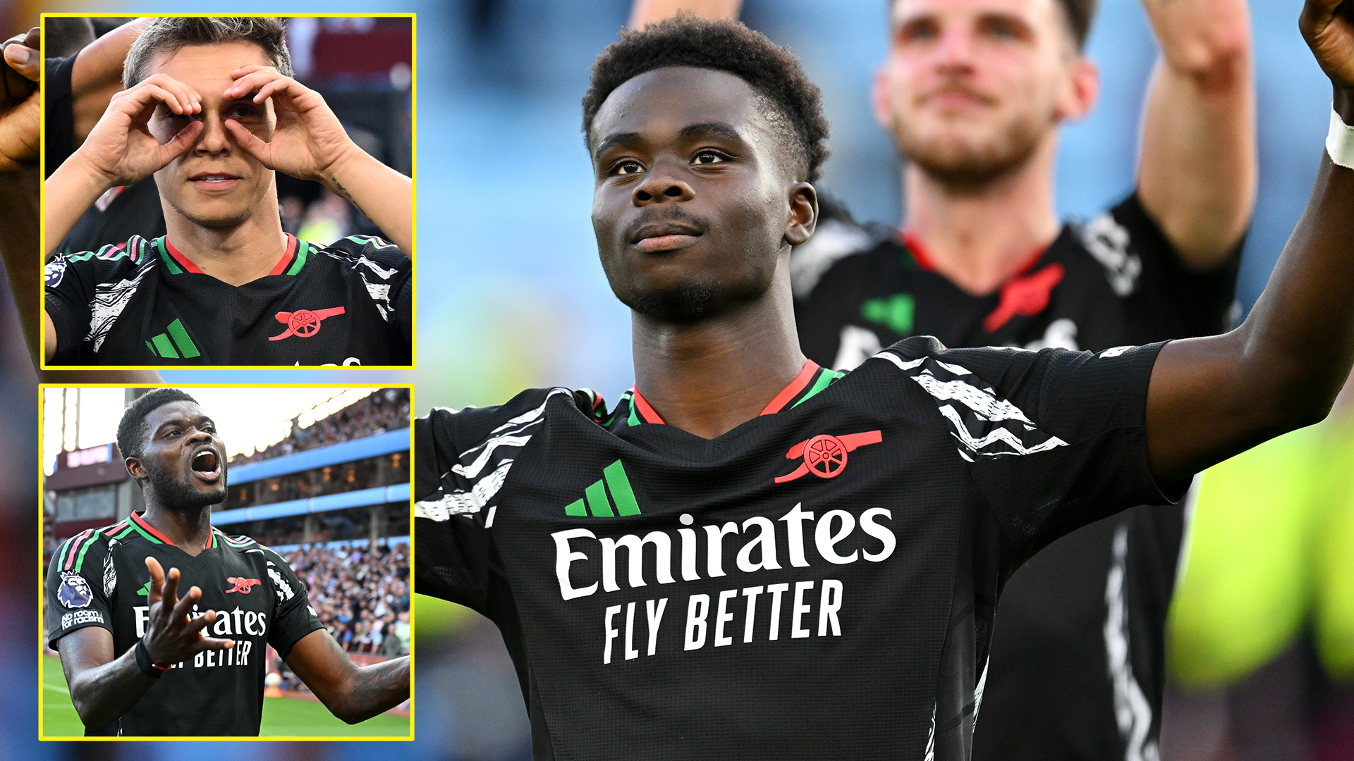 Bukayo Saka joins elite club including Phil Foden and Arsenal and Manchester United legends with record-equalling win over Aston Villa