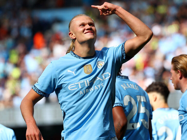 Haaland's Golden Boot quest off to great start after hat-trick vs. Ipswich