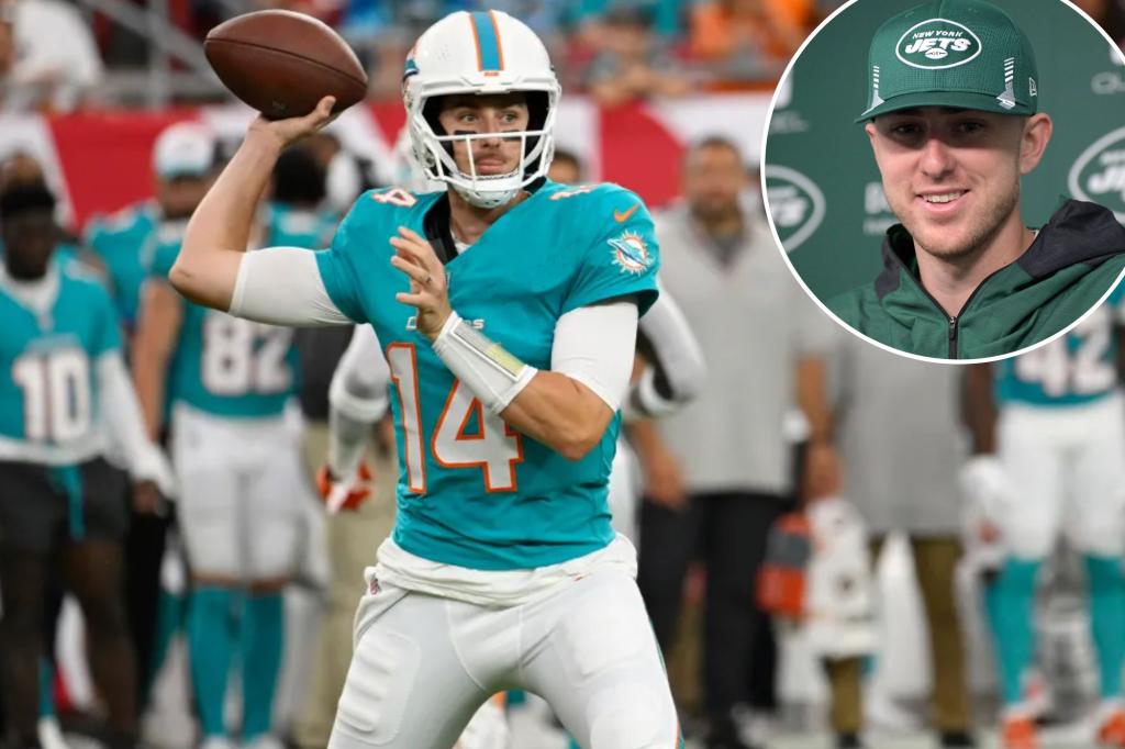 Dolphins cut ex-Jets QB Mike White as he loses out on backup job