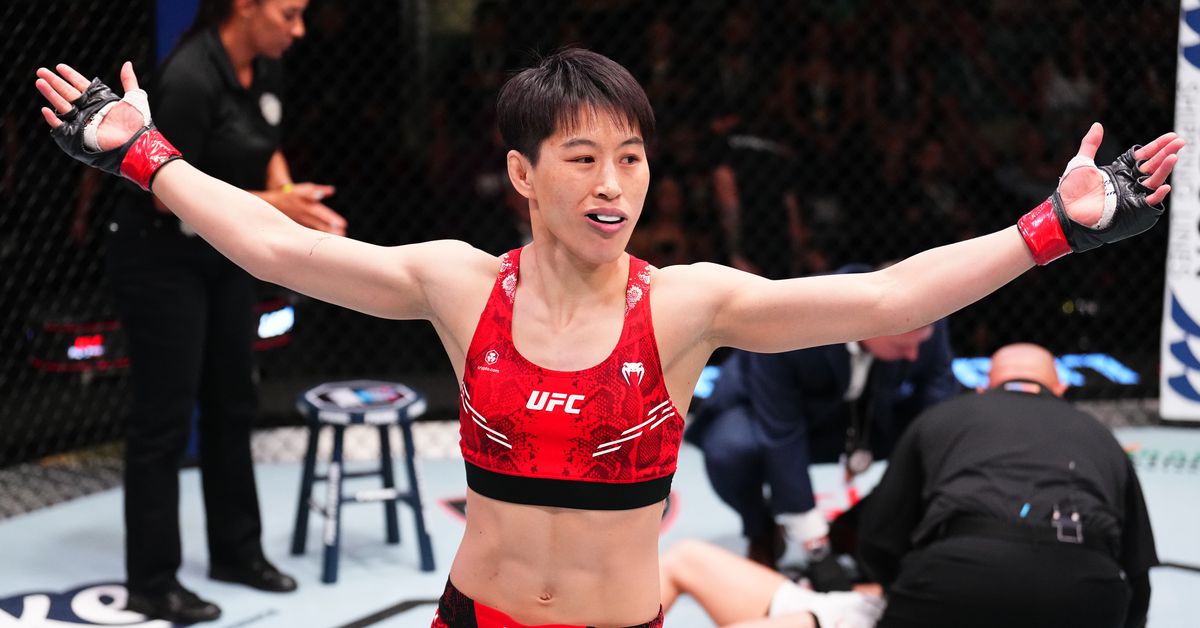 Dana White awards Wang Cong with extra K bonus after ‘amazing’ UFC Vegas 96 knockout