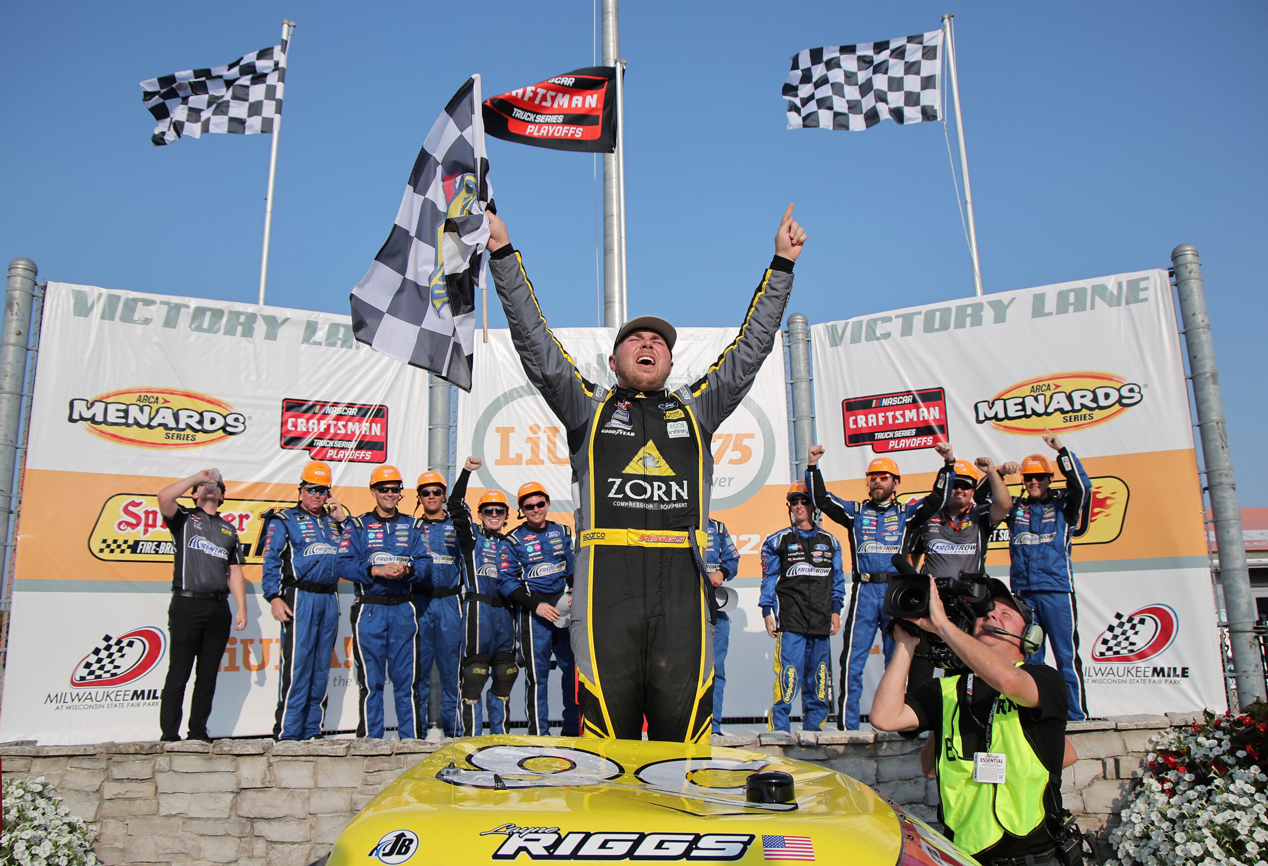 Layne Riggs Captures His First NASCAR Truck Series Victory at Milwaukee