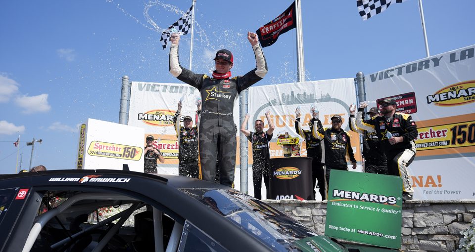 William Sawalich Cruises to Another ARCA Menards Series Victory at Milwaukee