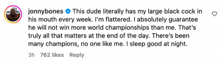 Jon Jones responds to Tom Aspinall's comments with vulgar reply Jon Jones responds to Tom Aspinall's comments with vulgar reply