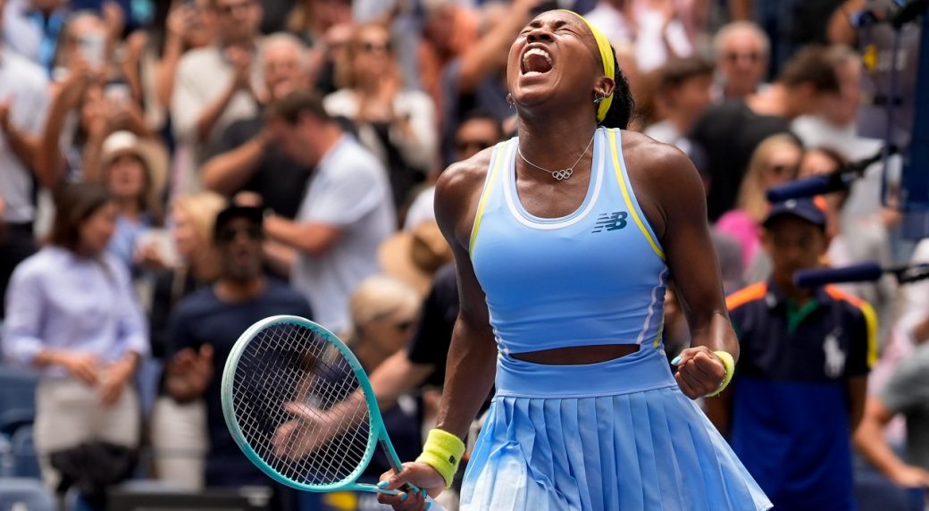 Coco Gauff keeps US Open title defense alive by coming back to beat Elina Svitolina