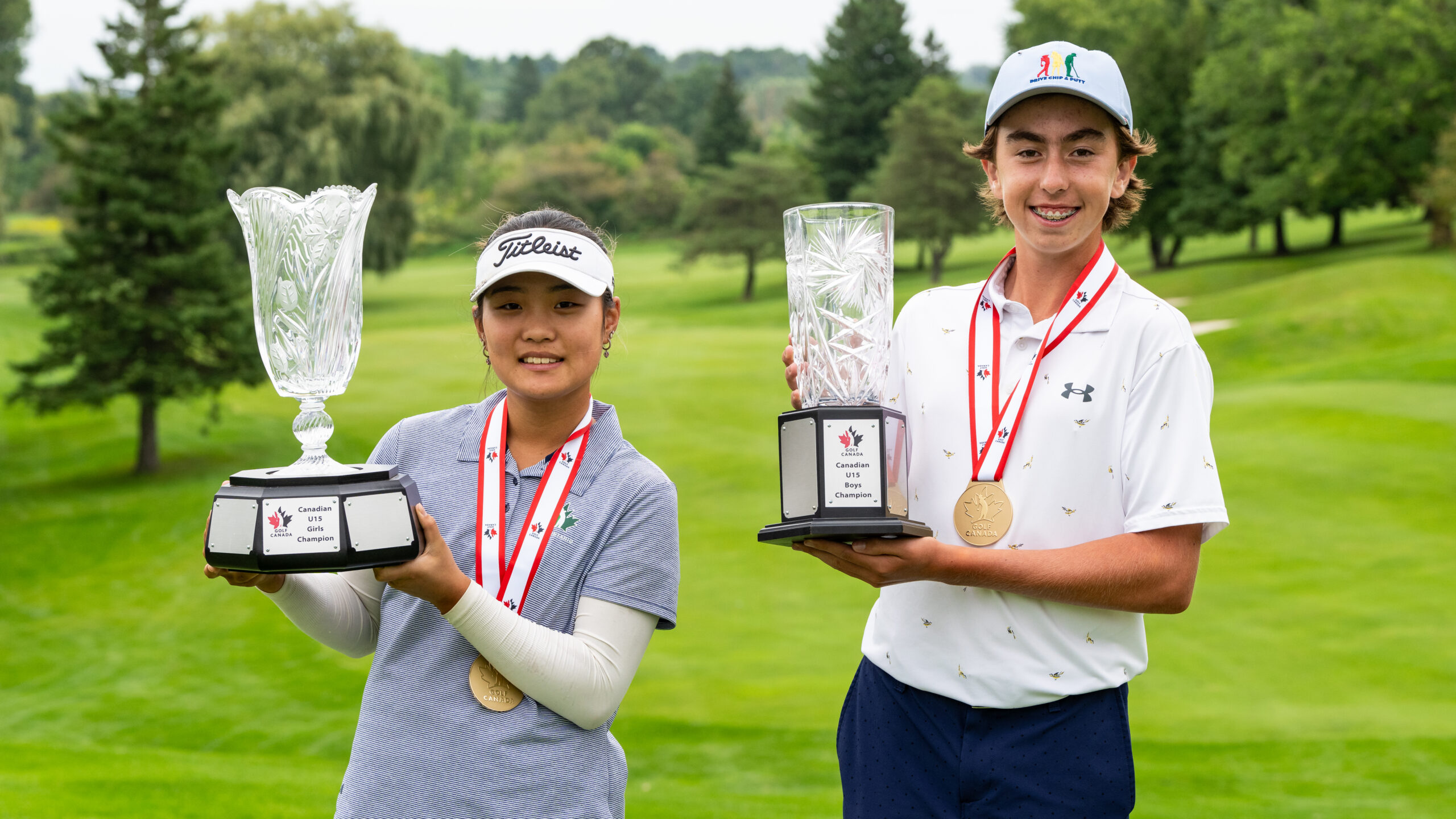 Nobelle Park and Carter Lavigne win the Canadian U15 Championship, presented by BDO 