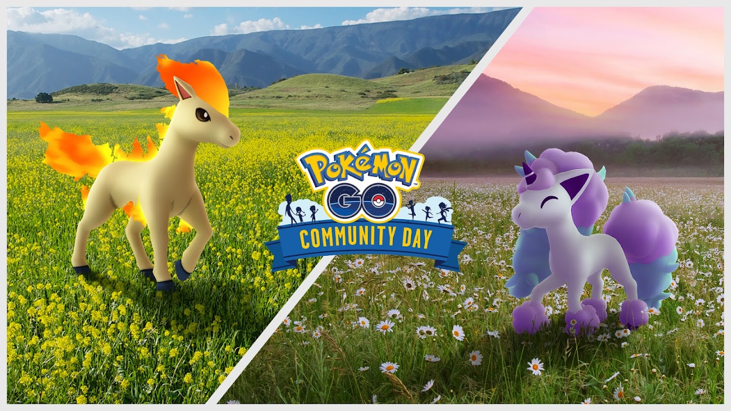 Ponyta and Galarian Ponyta Community Day Announced