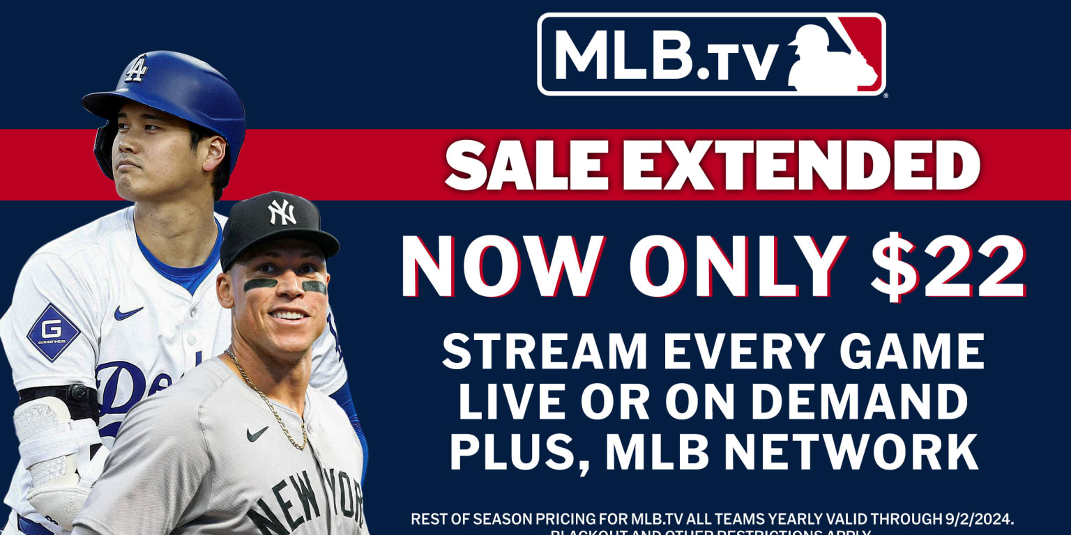 LAST CHANCE! Save big on MLB.TV during our 22nd Anniversary Sale ending TODAY