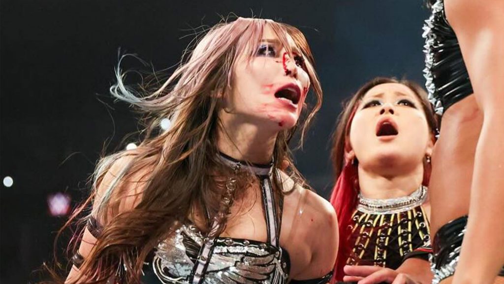 WWE star Kairi Sane suffers sickening eye injury and left needing stitches after stunt goes wrong WWE star Kairi Sane suffers sickening eye injury and left needing stitches after stunt goes wrong