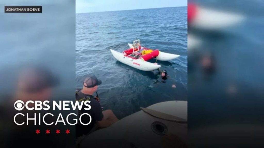 Jim “The Shark” Dreyer Turns Back in Attempt to Swim Across Lake Michigan | CBS Chicago Jim “The Shark” Dreyer Turns Back in Attempt to Swim Across Lake Michigan | CBS Chicago