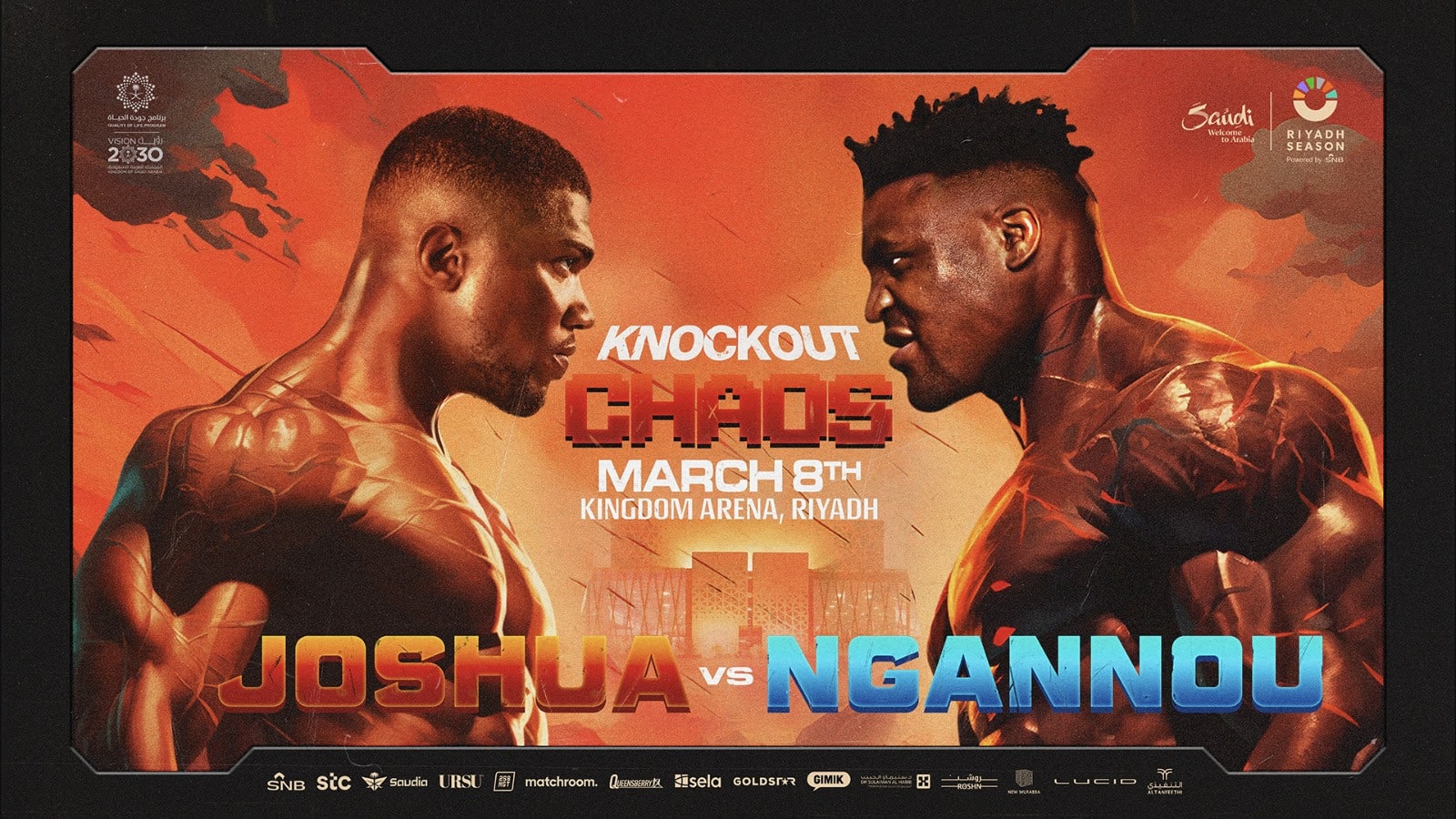 Knockout Chaos: Joshua vs. Ngannou in Riyadh – A Heavyweight Showdown for the Ages