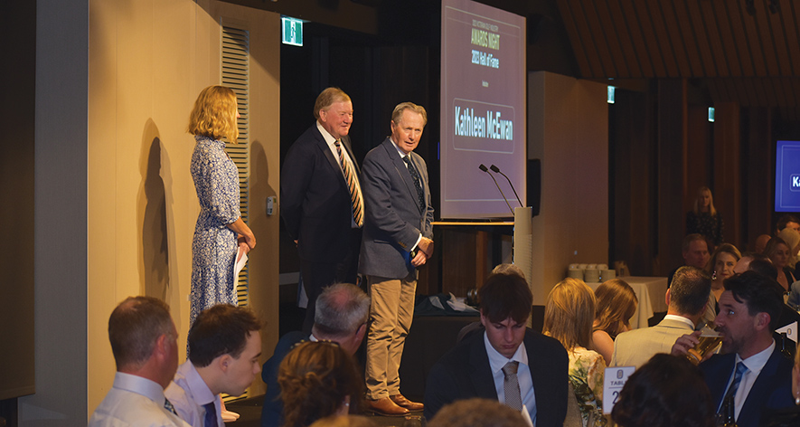 Kitty, the first women of sports writing honoured at Vic Awards night