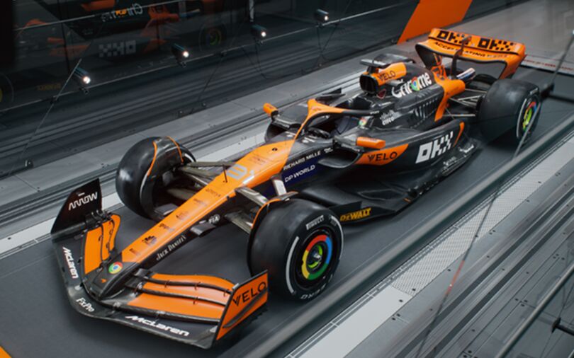 McLaren unveils 2024 colour scheme on old car