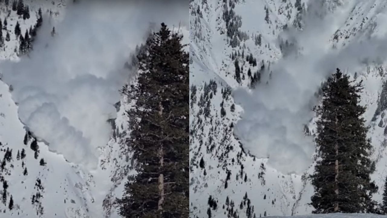 WATCH: Massive Avalanche Plunges Down Mt. Superior