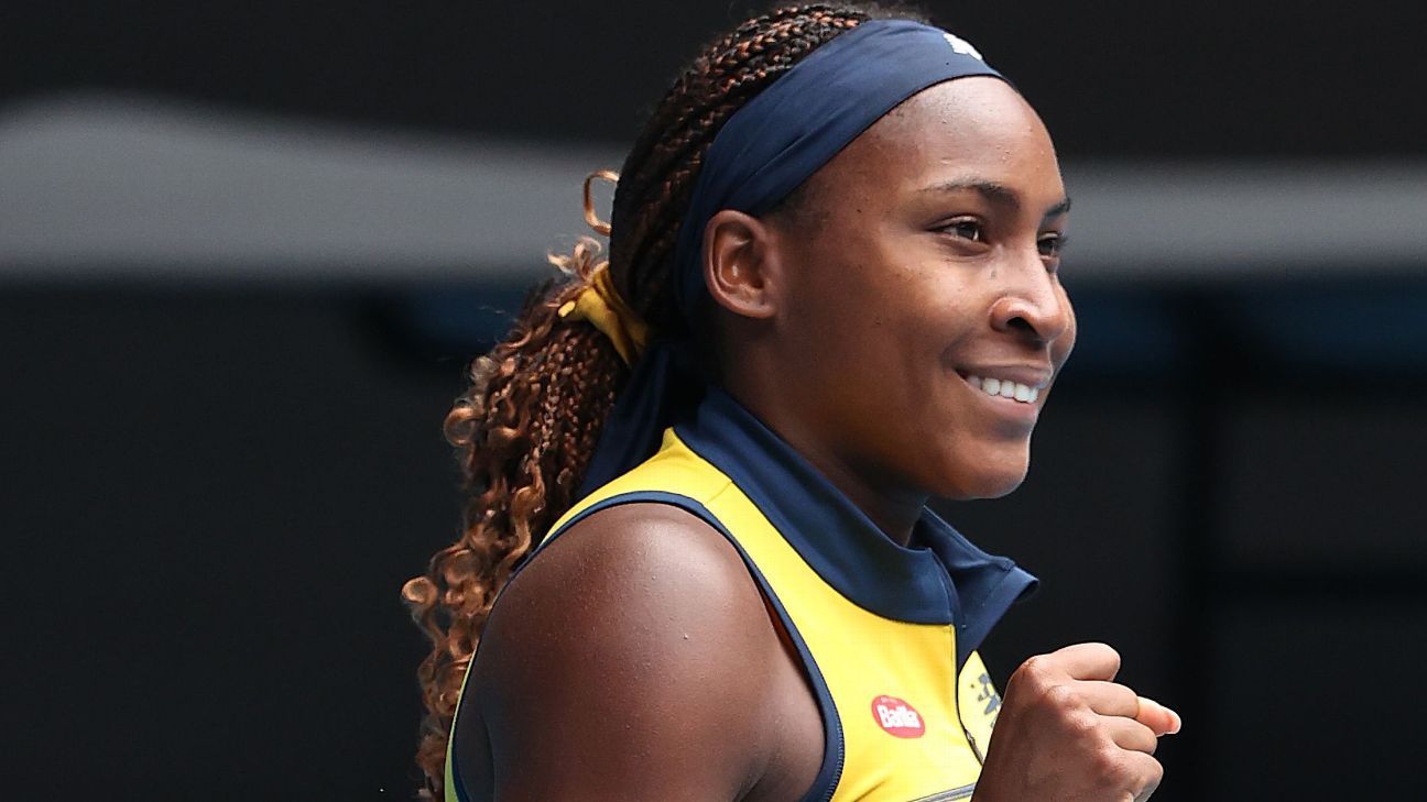 Gauff wins in straight sets to advance in Australia