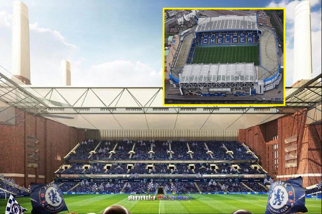 Chelsea wanted stadium with iconic chimneys but it became shops and ‘cathedral of football’ plan was abandoned
